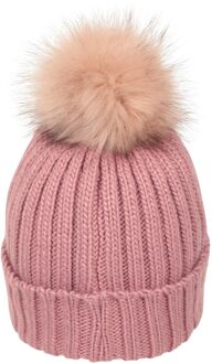 Dames/Dames Geneva Borg gevoerde muts (Lichtroze)