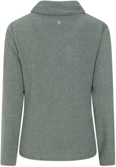 Dames/Dames Hebridean Cowl Neck Fleece Top (Donkere Khaki) - maat EU 50 / UK 22 Kaki