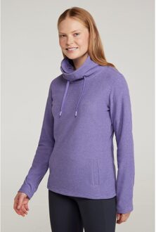Dames/Dames Hebridean Cowl Neck Fleece Top (IJzergrijs)