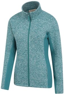 Dames/dames Idris fleecejack met panelen (Donker groenblauw) - maat EU 46 / UK 18