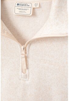 Dames/Dames Idris Half Zip Fleece Top (Beige) - maat EU 50 / UK 22