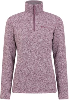 Dames/Dames Idris Half Zip Fleece Top (Bourgondië) Paars - EU 38 / UK 10