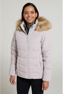 Dames/Dames Isla Extreme Korte Donzen Jas (Licht Beige) - maat EU 40 / UK 12