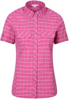 Dames/Dames Katoenen Vakantie Shirt (Helder Roze) - EU 36 / UK 8