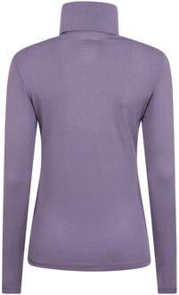 Dames/Dames Keep The Heat Isotherm Roll Neck Basislaag Top (Donker paars)