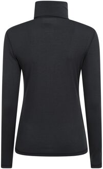 Dames/Dames Keep The Heat Isotherm Roll Neck Basislaag Top (Zwart)