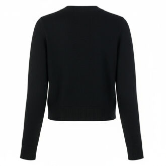 Dames/Dames Klassiek Logo Sweatshirt (Zwart) - maat