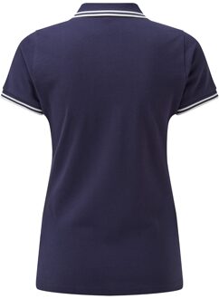 Dames/Dames Klassieker Fit Polo (Marine / Wit) - maat M Navy
