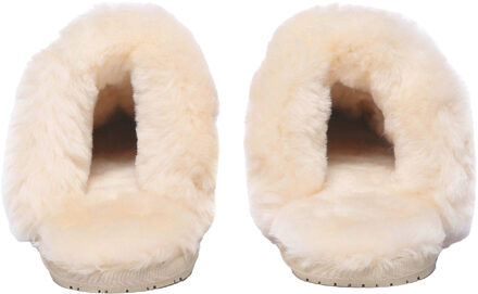 Dames/Dames Koe Suède Pantoffels (Zand) - EU 37 / UK 4