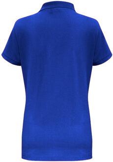 Dames/Dames Korte Mouwen Contrast Poloshirt (Koninklijk / Wit) Blauw en wit - XS