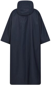 Dames/Dames Kustlijn Waterbestendige Badjas (Marine) Navy - XL