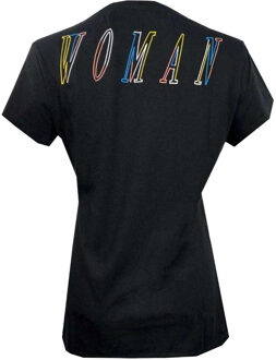 Dames/Dames Logo T-Shirt (Zwart) - S