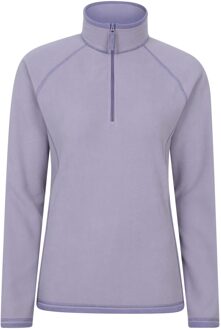 Dames/Dames Montana Half Zip Fleece Top (Donker paars)