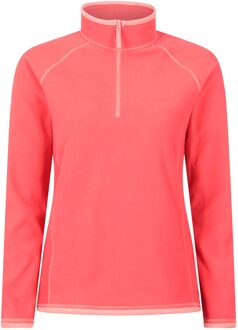 Dames/Dames Montana Half Zip Fleece Top (Helder Roze) - EU 40 / UK 12