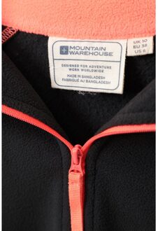 Dames/Dames Montana Half Zip Fleece Top (Jet Zwart) - maat EU 50 / UK 22