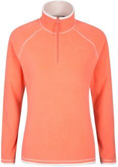 Dames/Dames Montana Half Zip Fleece Top (Koraal)