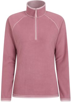 Dames/Dames Montana Half Zip Fleece Top (Lichtroze) - maat EU 48 / UK 20