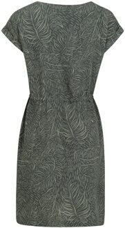 Dames/Dames Mykonos Tropical Leaves Midi Dress (Groen) - maat