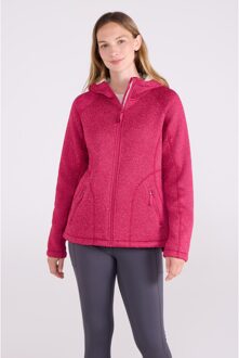 Dames/Dames Nevis Bontgevoerde Full Zip Hoodie (Helder Roze) - EU 36 / UK 8