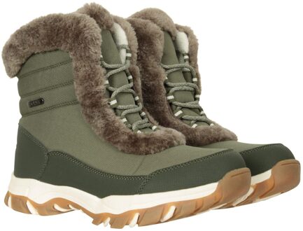 Dames/Dames Ohio Thermische Snowboots met Korte Schacht (Licht Khaki) Kaki
