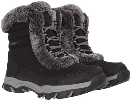 Dames/Dames Ohio Thermische Snowboots met Korte Schacht (Zwart)