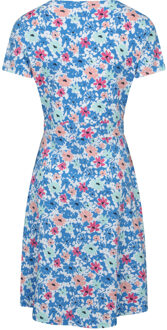 Dames/Dames Orchid Bloem UV Jurk (Helder Blauw) - EU 40 / UK 12