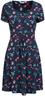 Dames/Dames Orchid Bloemen UV-beschermende jurk (Marine) Navy - EU 44 / UK 16