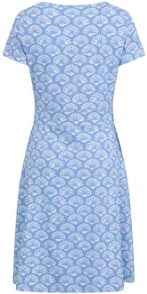 Dames/Dames Orchidee Zeeschelpen UV-bescherming Midi Dress (Lichtblauw) - EU 38 / UK 10