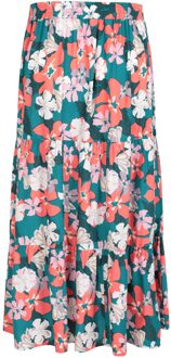 Dames/Dames Palermo tierende midirok (Gemengd) Blauw en Grijs Multi - EU 42 / UK 14