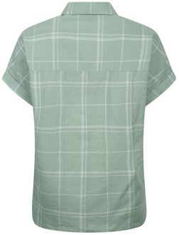 Dames/Dames Palm Geruit Relaxed Fit Overhemd (Khaki) Kaki - EU 40 / UK 12