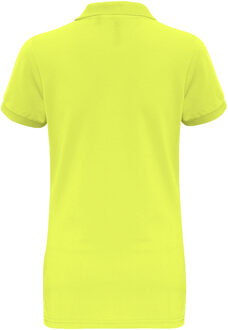 Dames/dames Performance Blend Poloshirt met korte mouwen (Neon geel) - XL