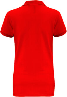 Dames/dames Performance Blend Poloshirt met korte mouwen (Rood) - maat XS