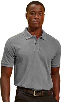 Dames/dames Poloshirt met korte mouwen en effen mouwen (Heide) Grijs - L