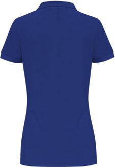 Dames/dames Poloshirt met korte mouwen en effen mouwen (Koninklijk) - maat XS Blauw