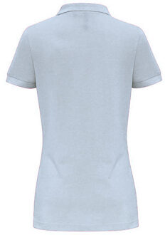 Dames/dames Poloshirt met korte mouwen en effen mouwen (Turquoise)