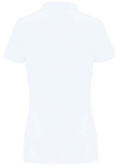 Dames/dames Poloshirt met korte mouwen en effen mouwen (Wit) - maat XL