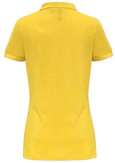 Dames/dames Poloshirt met korte mouwen en effen mouwen (Zonnebloem) - maat L Geel