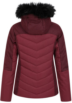 Dames/Dames Pyrenees II gewatteerde ski-jas (Bes) Bessenrood - EU 36 / UK 8