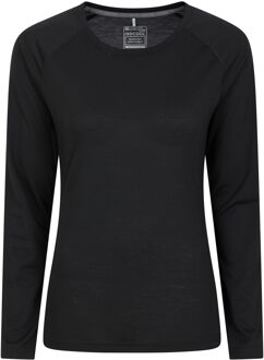Dames/Dames Quick Dry Top met lange mouwen (Zwart) - EU 40 / UK 12