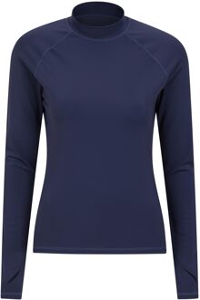 Dames/Dames Rash Guard met lange mouwen (Marine) Navy