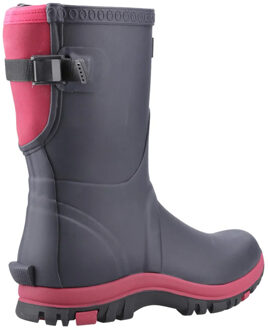 Dames/Dames Realm Verstelbare Wellington Laarzen (Marine / Roze) Navy/blauw - EU 37 / UK 4