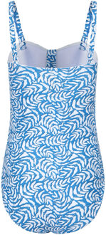 Dames/Dames Resort Bedrukt Zwempak met Buikcontrole (Blauw) - EU 34/ UK 6 Normal