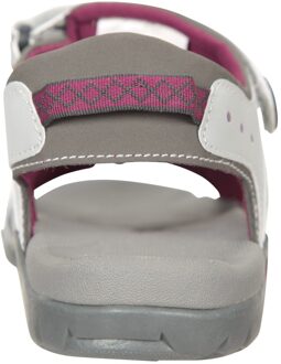 Dames/Dames Santorini Breed Sandalen (Lichtgrijs) - EU 38 / UK 5