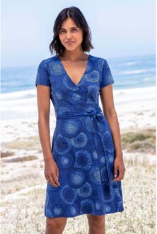 Dames/Dames Santorini Daisy Jersey UV-beschermende jurk (Indigo) - maat Paars