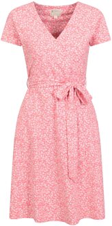 Dames/Dames Santorini Daisy Jersey UV-beschermende jurk (Koraal)