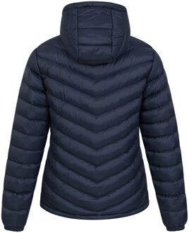 Dames/dames Seizoenen Gewatteerd Jasje (Donkerblauw)