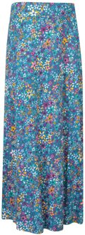 Dames/Dames Shore Floral Jersey Maxi Rok (Donker groenblauw) - maat