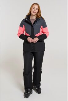 Dames/Dames Ski Jas & Broek Set (Helder Roze)
