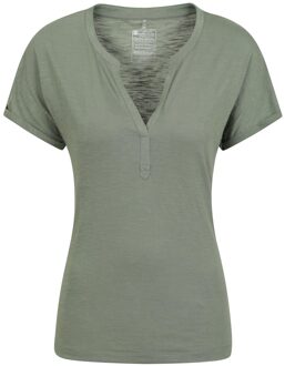 Dames/Dames Skye Slub Snel Droog T-shirt (Groen) - maat EU 44 / UK 16