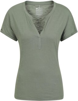 Dames/dames Skye Slub T-shirt (Kaki Groen) - EU 42 / UK 14